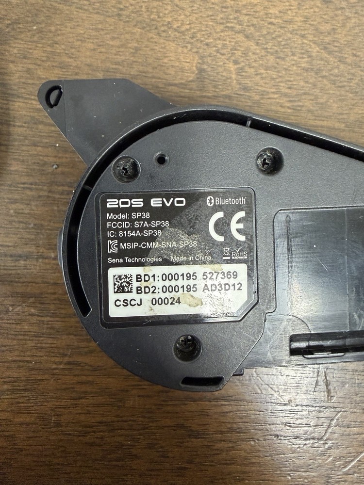 Sena 20S Evo Single Pack Motorcycle Communications System SP38