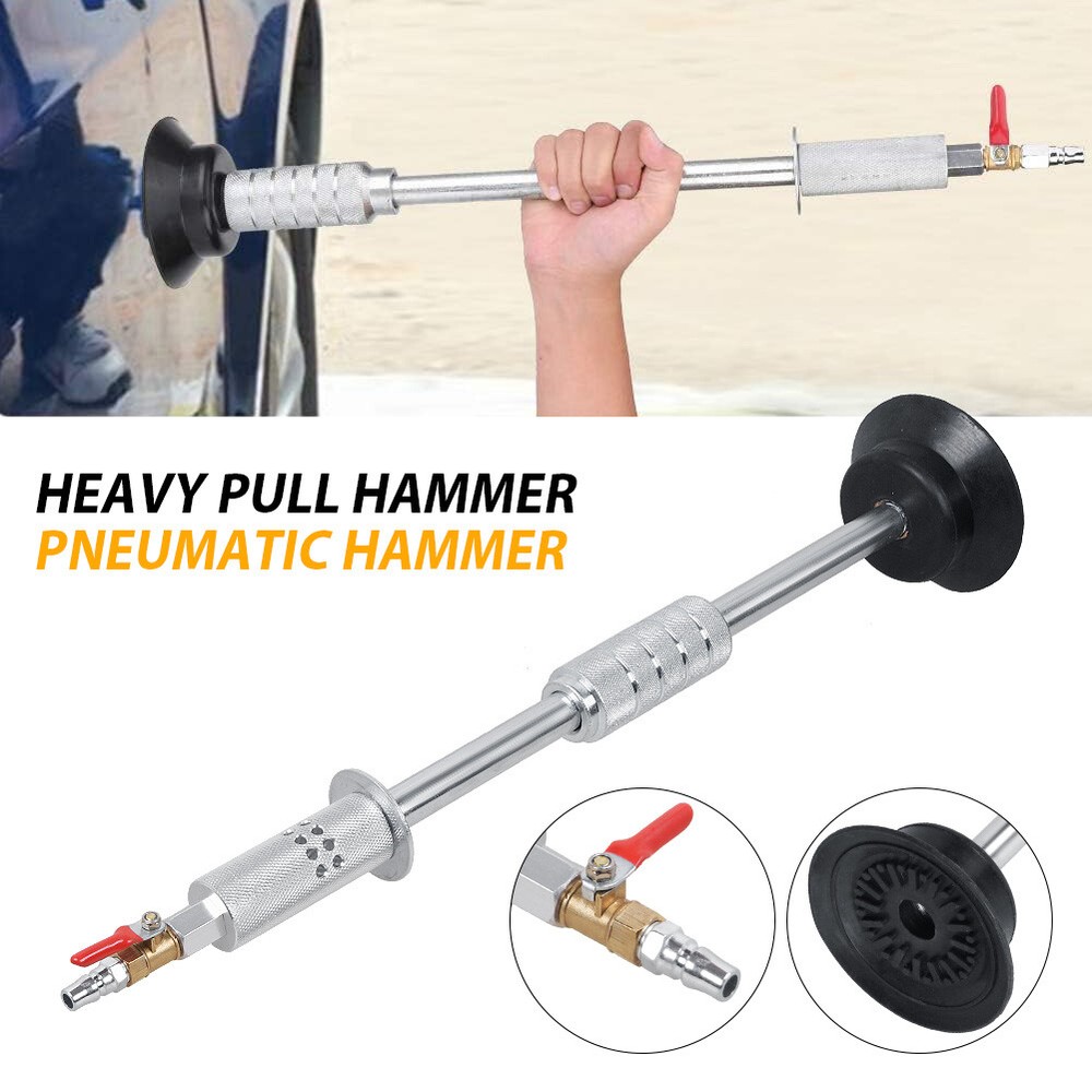 Air Pneumatic Suction Dent Puller Slide Hammer Pulling Car Auto Body Repair Tool
