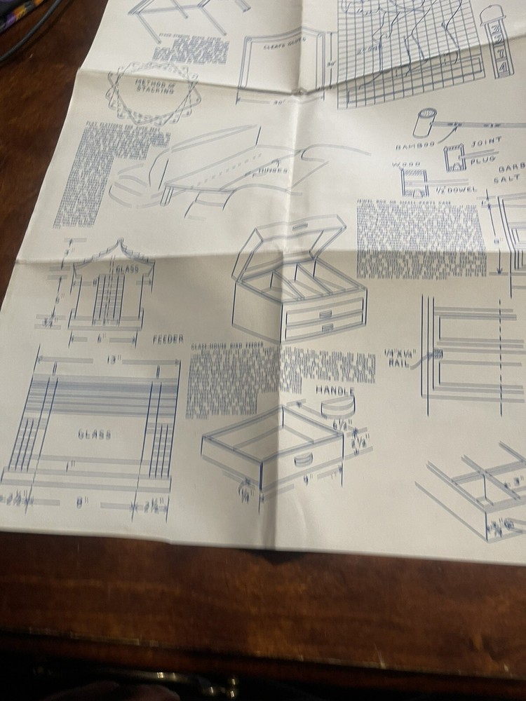 Vintage Handcraft Pattern Sheet #10