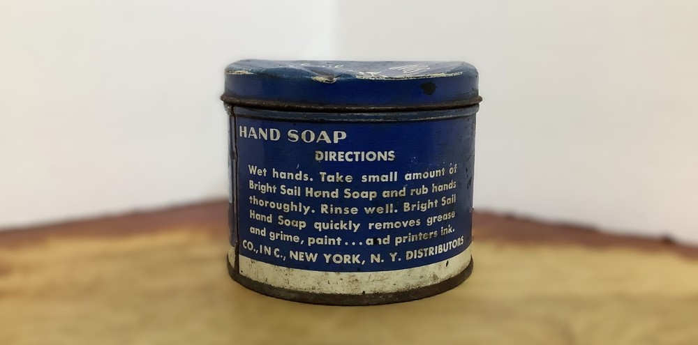 Vintage Bright Sail Hand Soap 16 oz. Can - Empty
