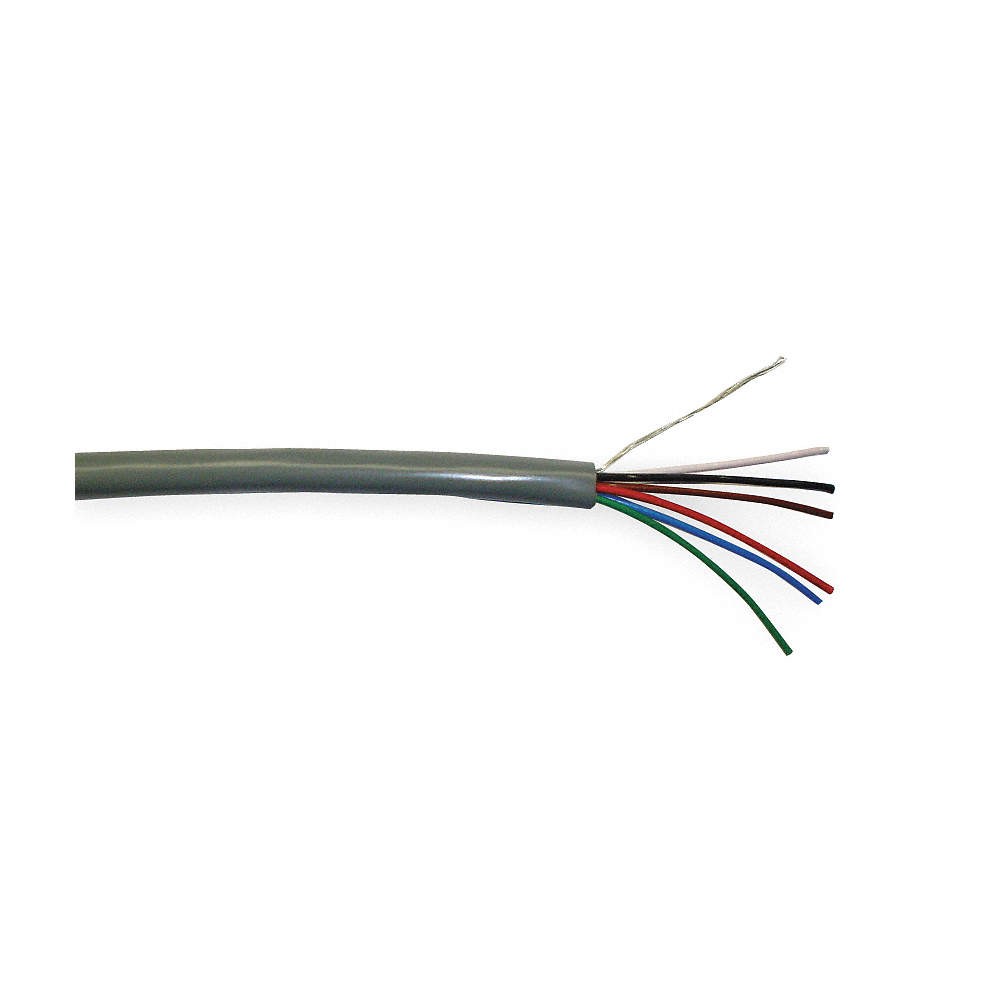CAROL E2006S.30.10 Data Cable,Riser,6 Wire,Gray,1000ft 4DPK3