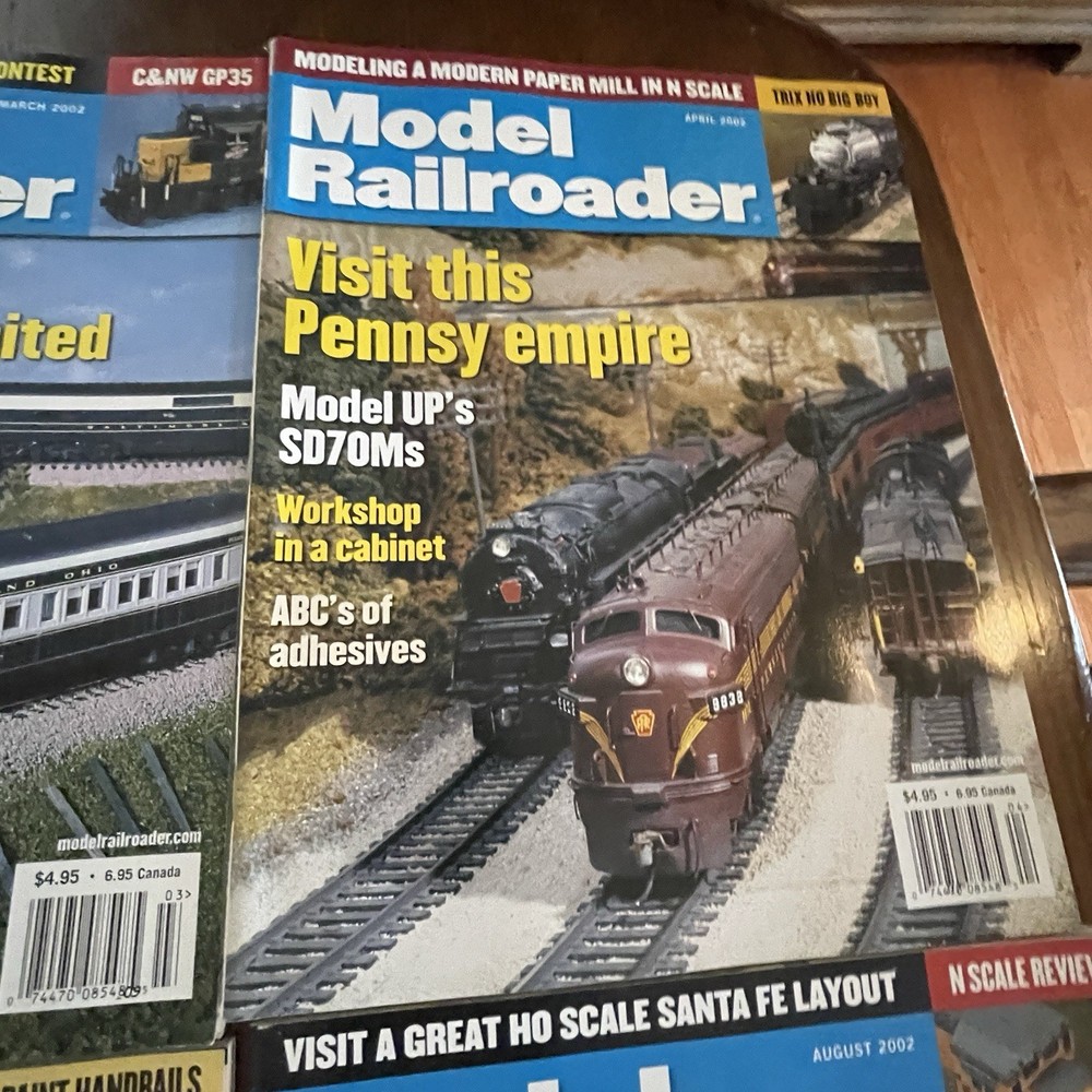 MODEL RAILROADER MAGAZINE 2002 FULL YEAR 12 ISSUES Excellent Condition