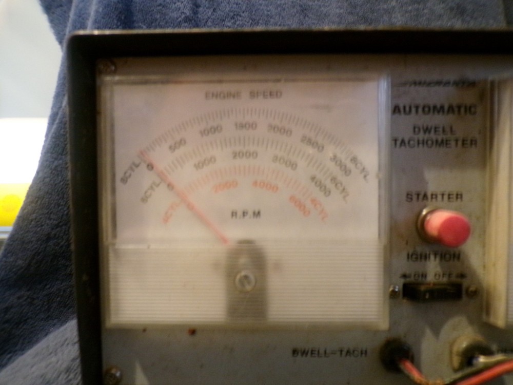 vintage micronta automatic dwell tachometer remote starter untested