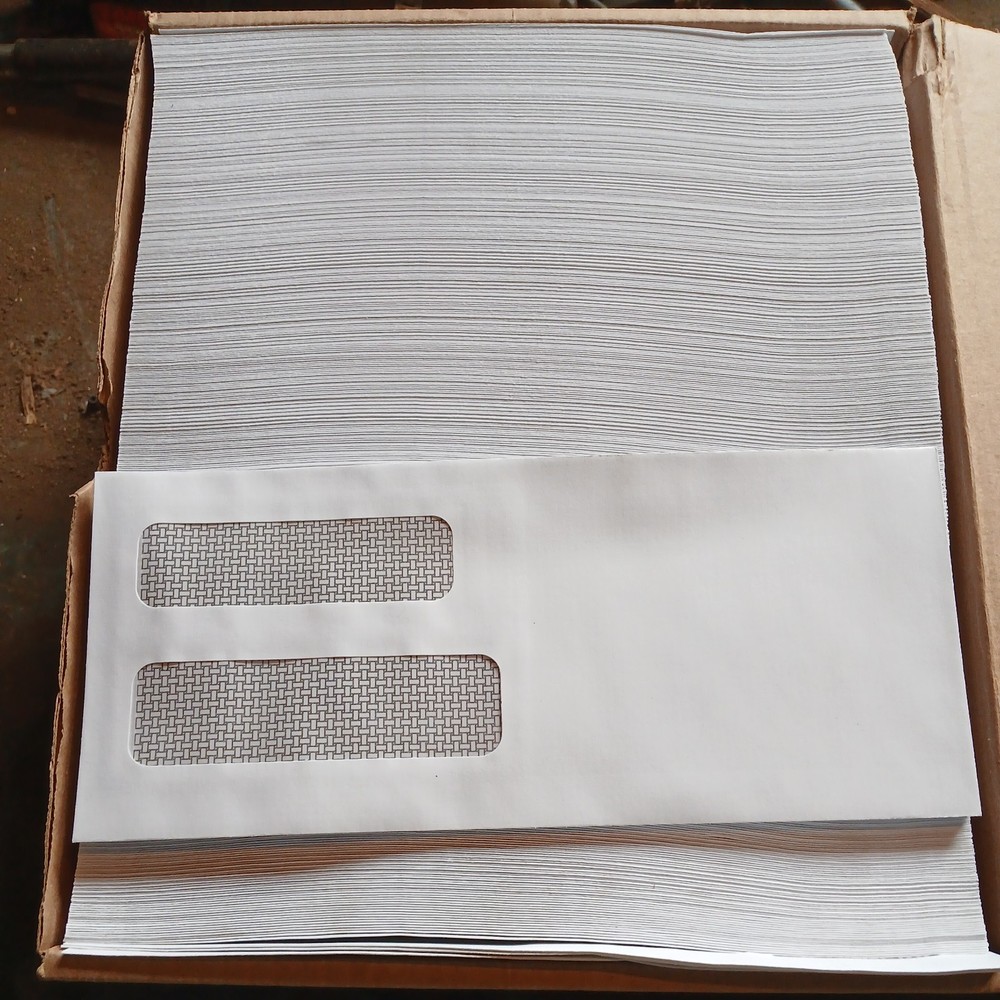 #10 double Window Security Check Envelopes 500 pack