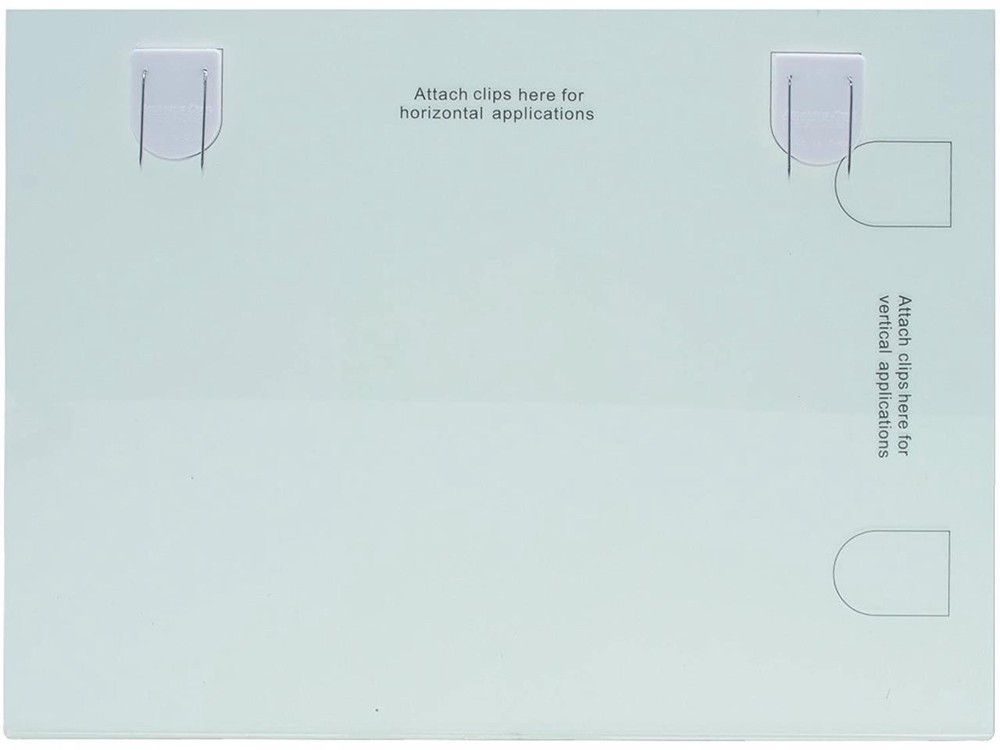 Panel Wall Acrylic Frame, 11 x 8 1/2, Clear