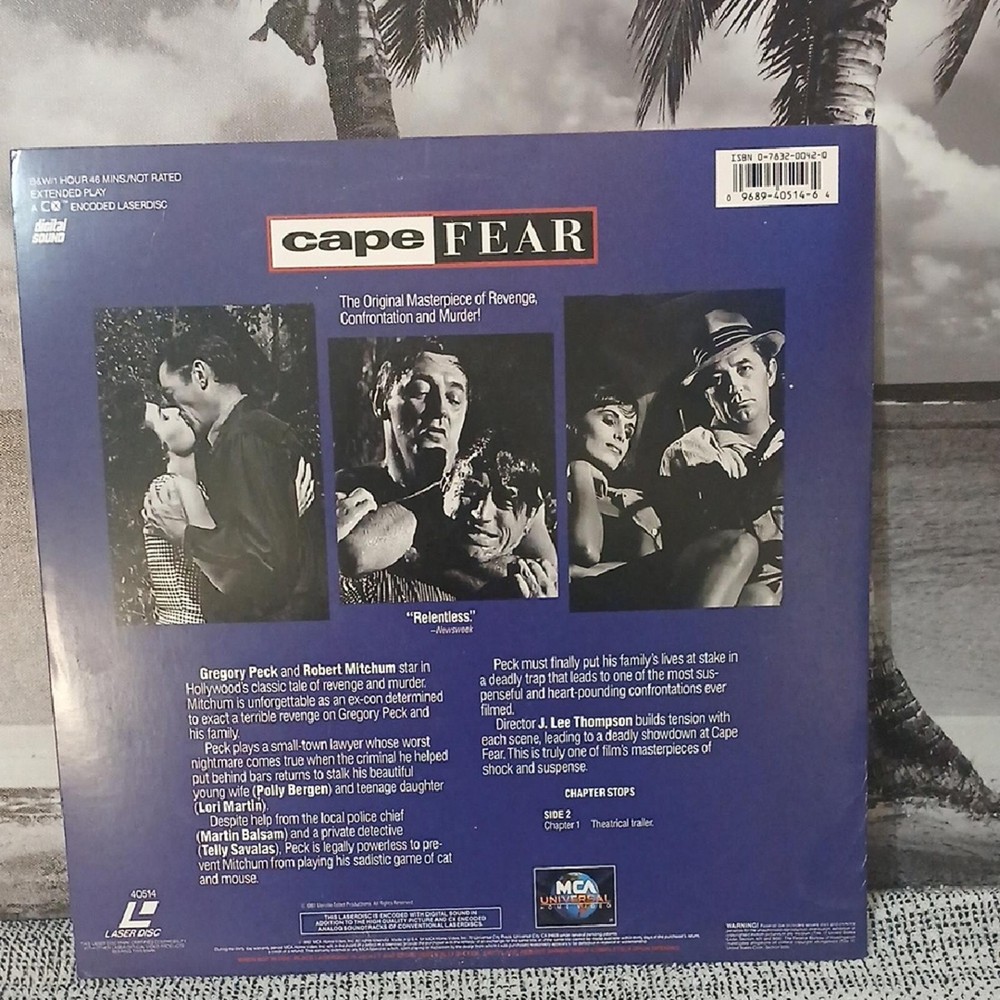 Cape Fear Laserdisc