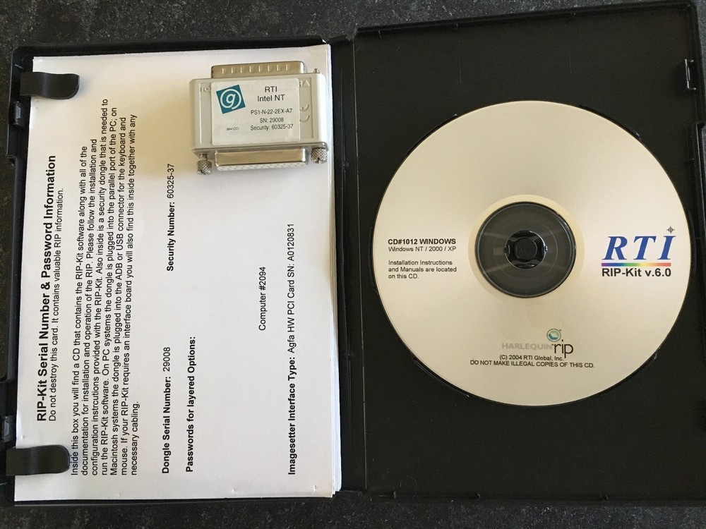 AGFA RTI Rip on Dell 3000 6.3