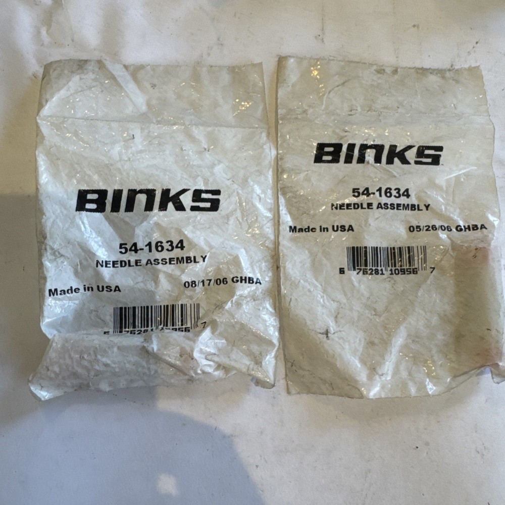 2 Piece - Needle Assembly Spray Gun  Binks 54-1634