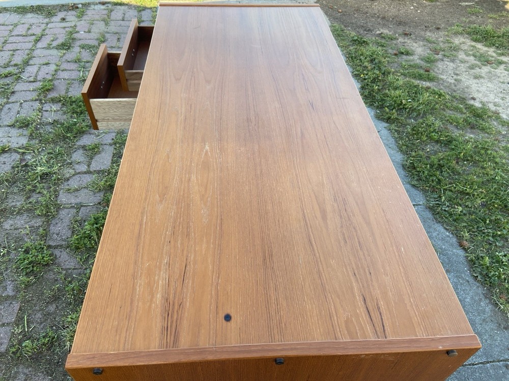 Vintage MCM Danish Teak Desk From Denmark