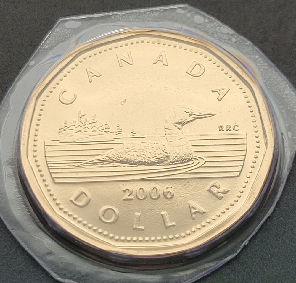 ***  CANADA   LOONIE  2006  *** SEALED  FROM  MINT  SET  ***