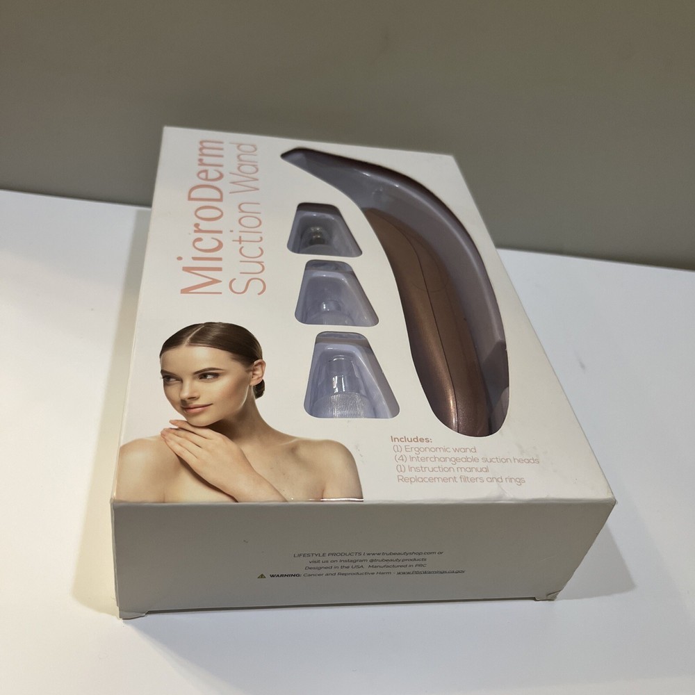 Nord + Bare Microderm Suction Wand With 4 Tips New