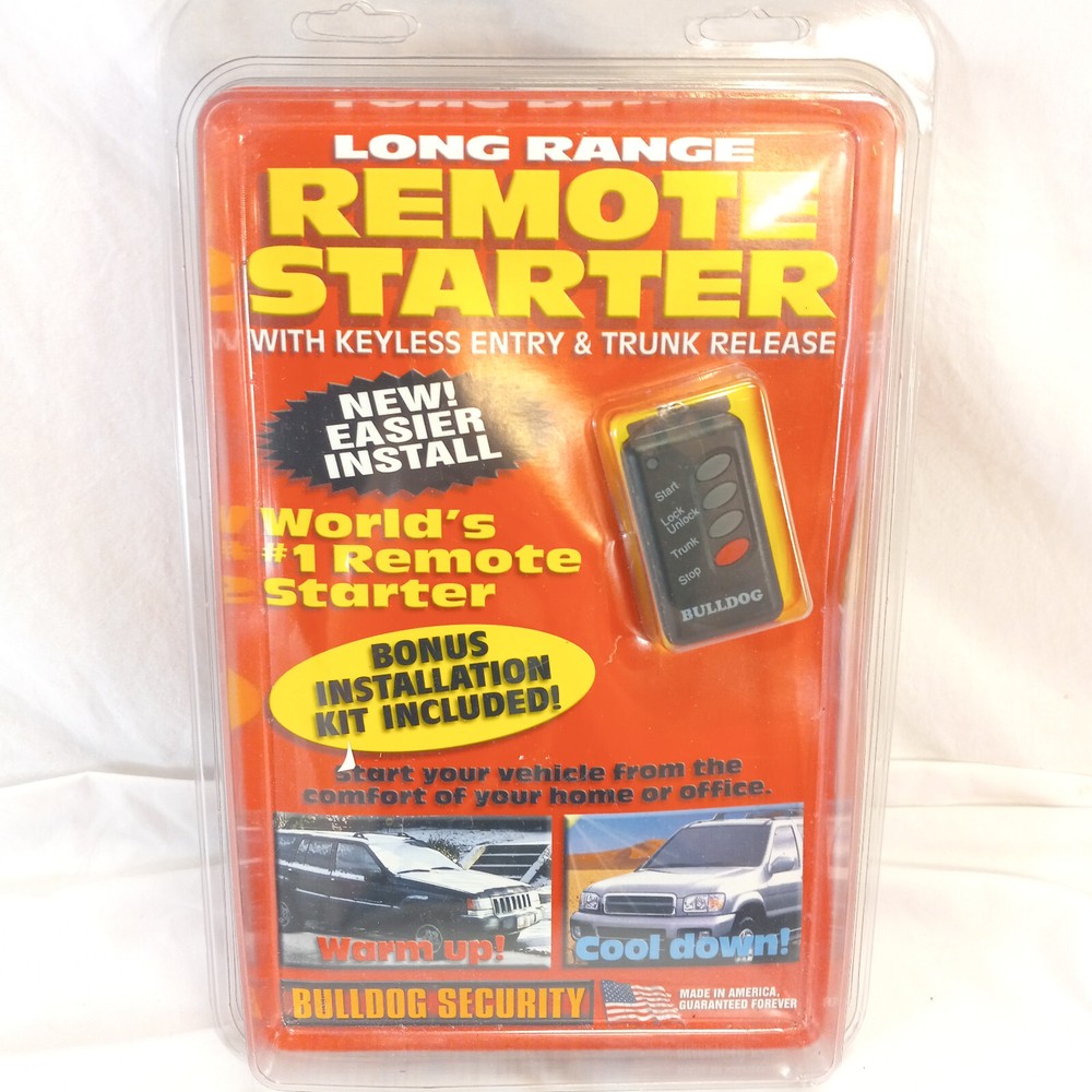 Bulldog Security Long Range Remote Starter RS114 New Sealed Package