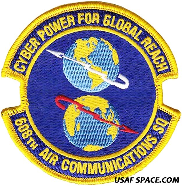 USAF 608th AIR COMMUNICATIONS SQUADRON- CYBER OPERATIONS - ORIGINAL PATCH