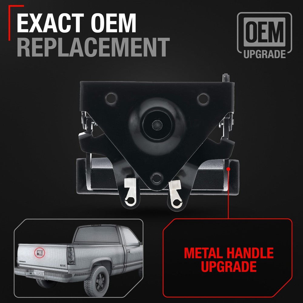 Tailgate Handle for Chevrolet GMC C&K 1500, 2500, 3500 - Tailgate Latch & Tri...