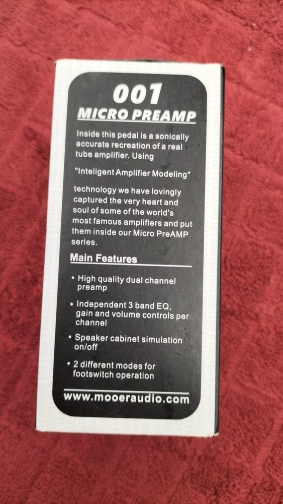 Mooer Micro Preamp 001 Preamplifier