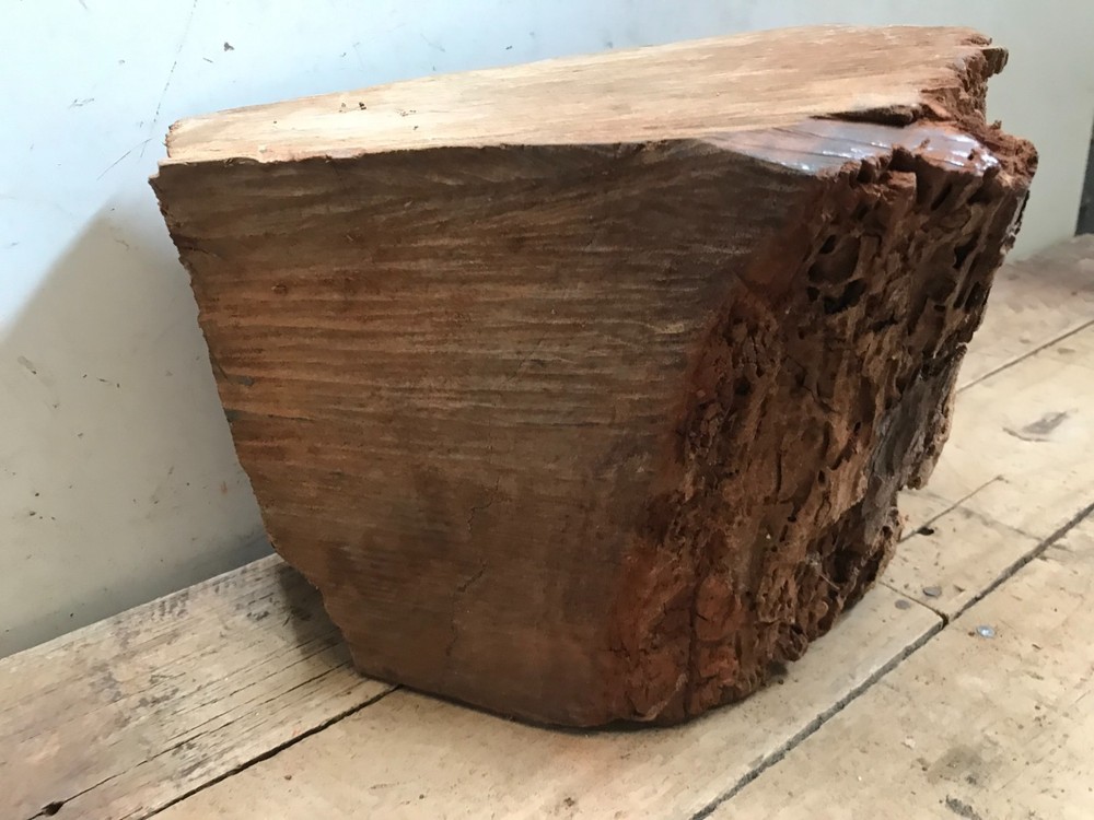 Black Walnut Weathered Block Lathe Turning Carving Chunk