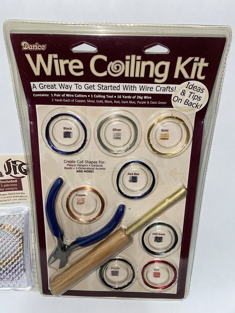 Darice Wire Coiling Kit & Thing-A-Ma Jig Kit Combo Lot