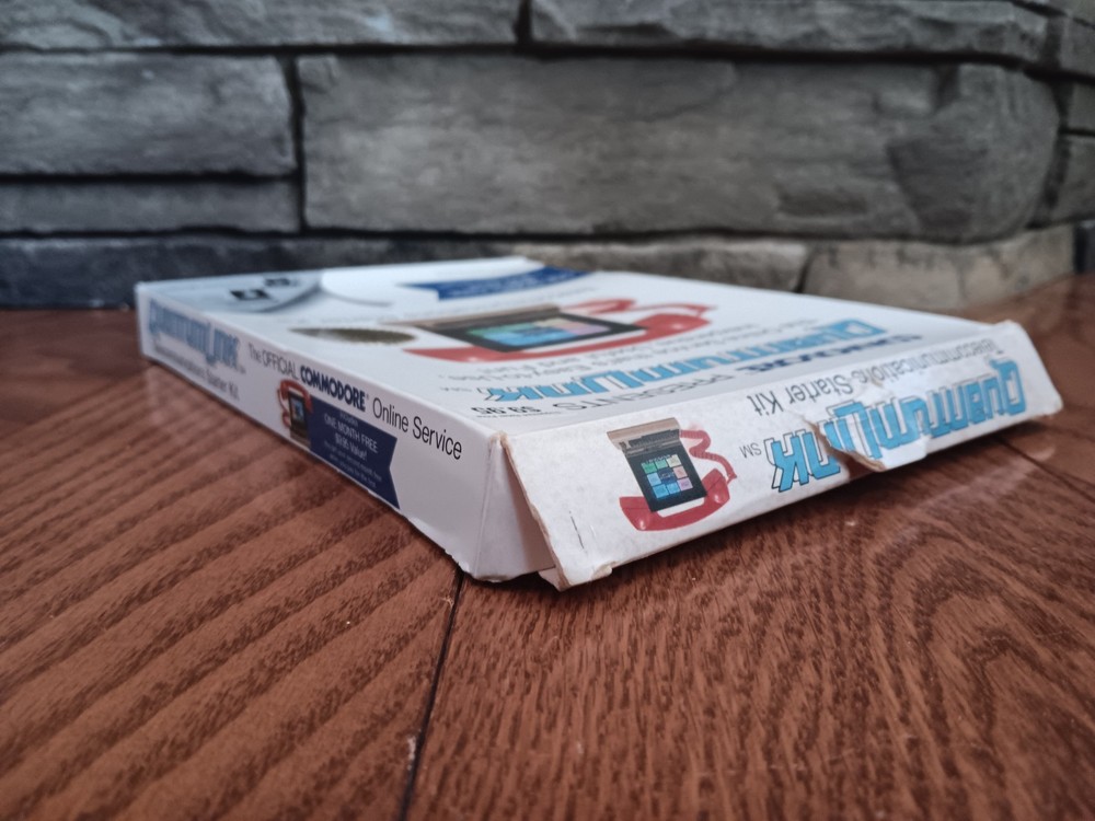Commodore 64 Quantumlink Manuals Inserts Box Only NO SOFTWARE