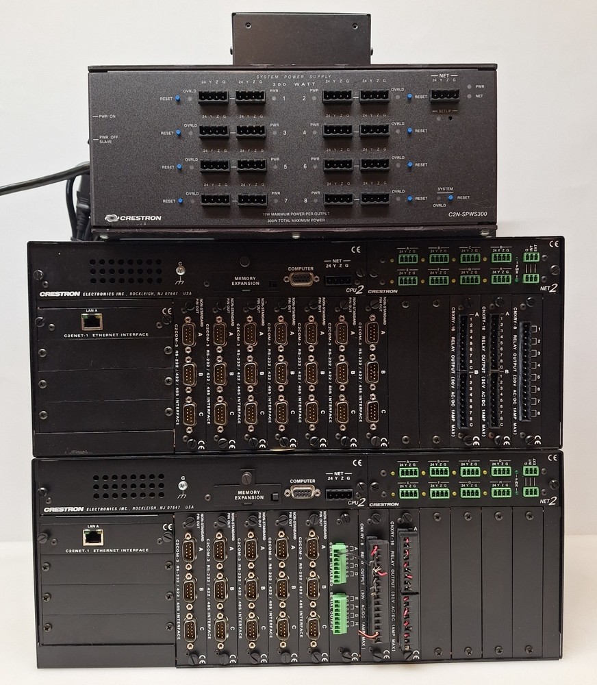 Crestron Lot C2N-SPWS300 Power Supply Rack2 Control Processor x2 CNPWS-75