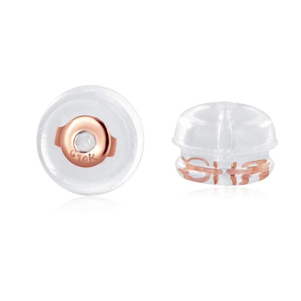 Silicone Earring Backs Replacement | Comfortable Rubber Earring Backings for ...