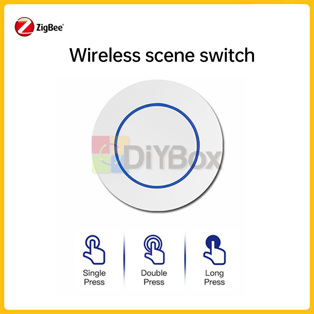 Tuya Zigbee Button Wireless Smart Scene Switch Electrical Automation Controller
