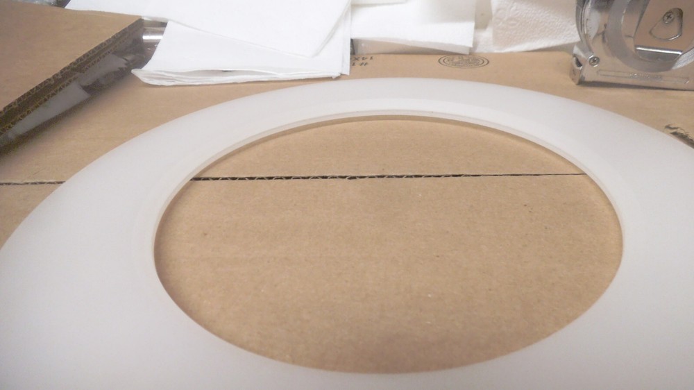 PolyPropylene ring, 10-1/2" OD x 6-5/8" ID x 5/16" thick