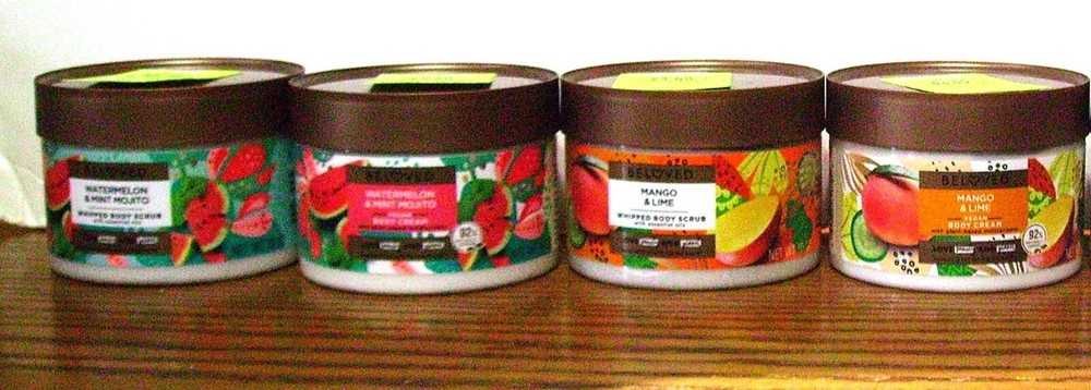 BELOVED WHIPPED BODY SCRUB OR CREAM 10OZ