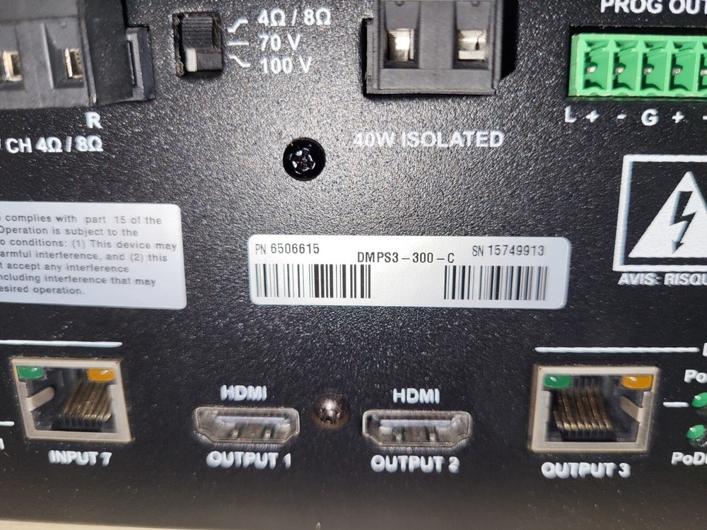 Creston DMPS-300-C Digital Media Presentation System