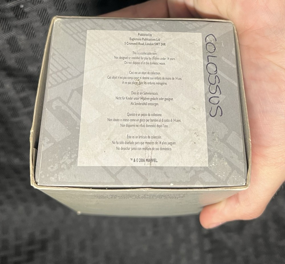 Colossus Classic Marvel Eaglemoss Lead Figurine