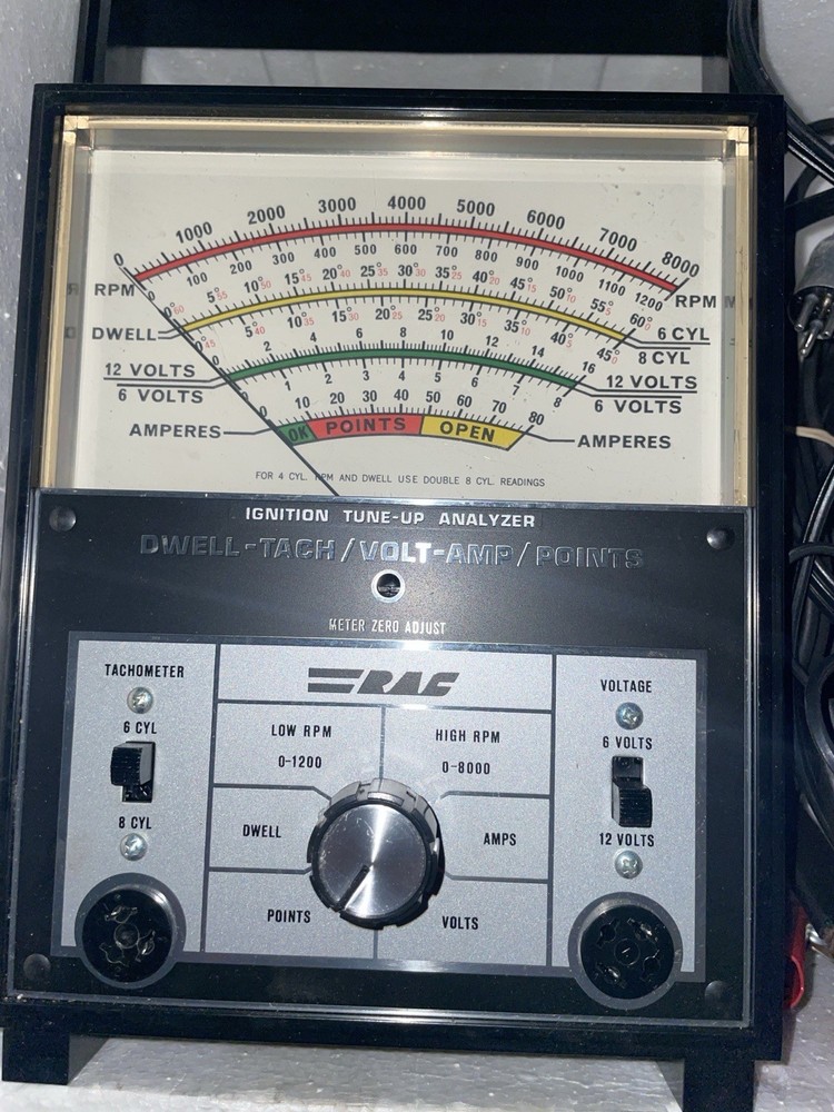 RAC Model# 566 Ignition Tune-up Analyzer With Box