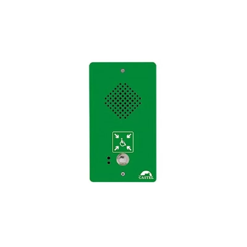 Castel 440.0300 - Maylis - Post Secondary MSPI1 Eas - 1 Button D Call - Green