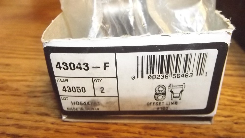 Servalite Part # 100OL Offset Chain Link # 100 T45