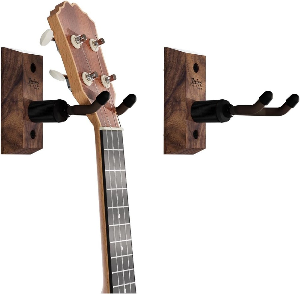 Hardwood Ukulele Wall Mount - 2 Pack