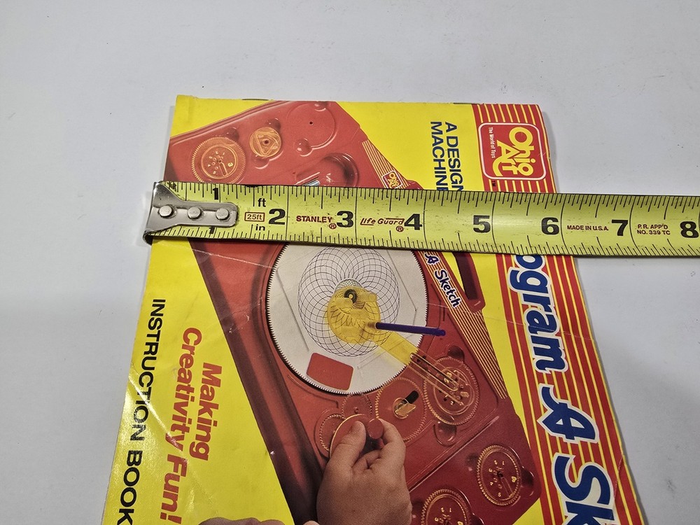 Ohio Art Program A Sketch Design Machine Instruction Booklet