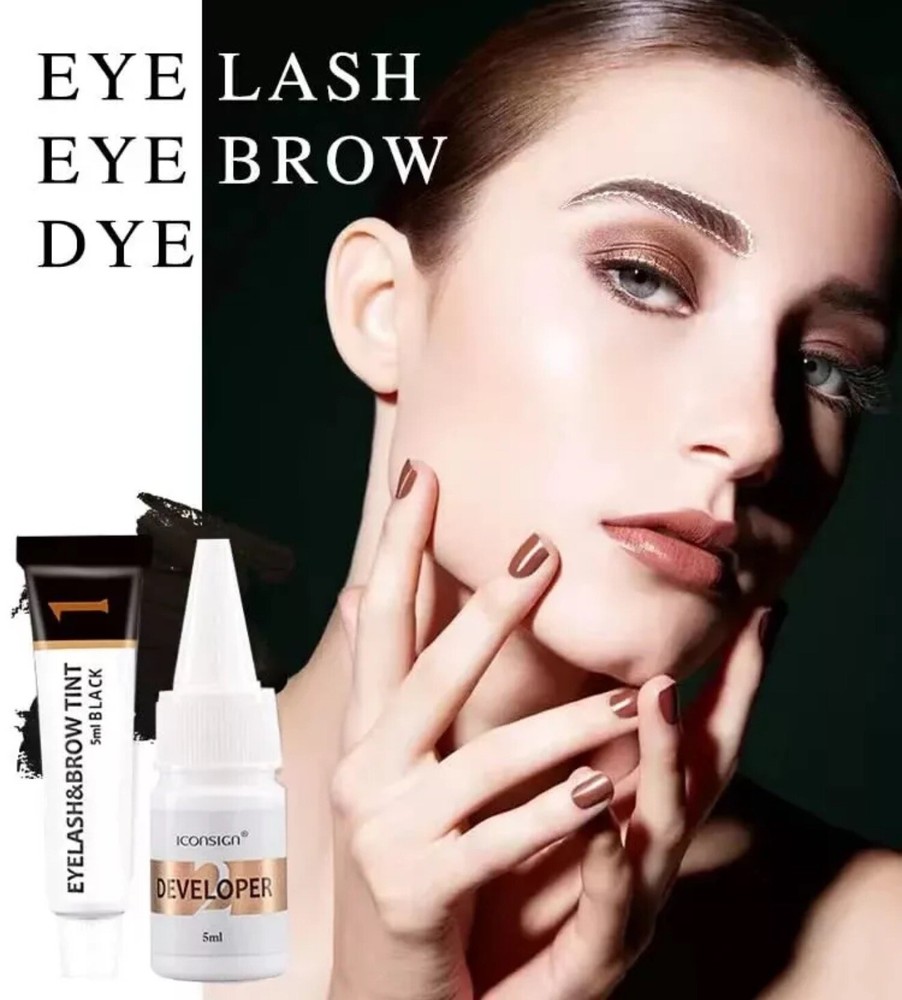 ICONSIGN Eyelash & Eyebrow Dye Tint, Black