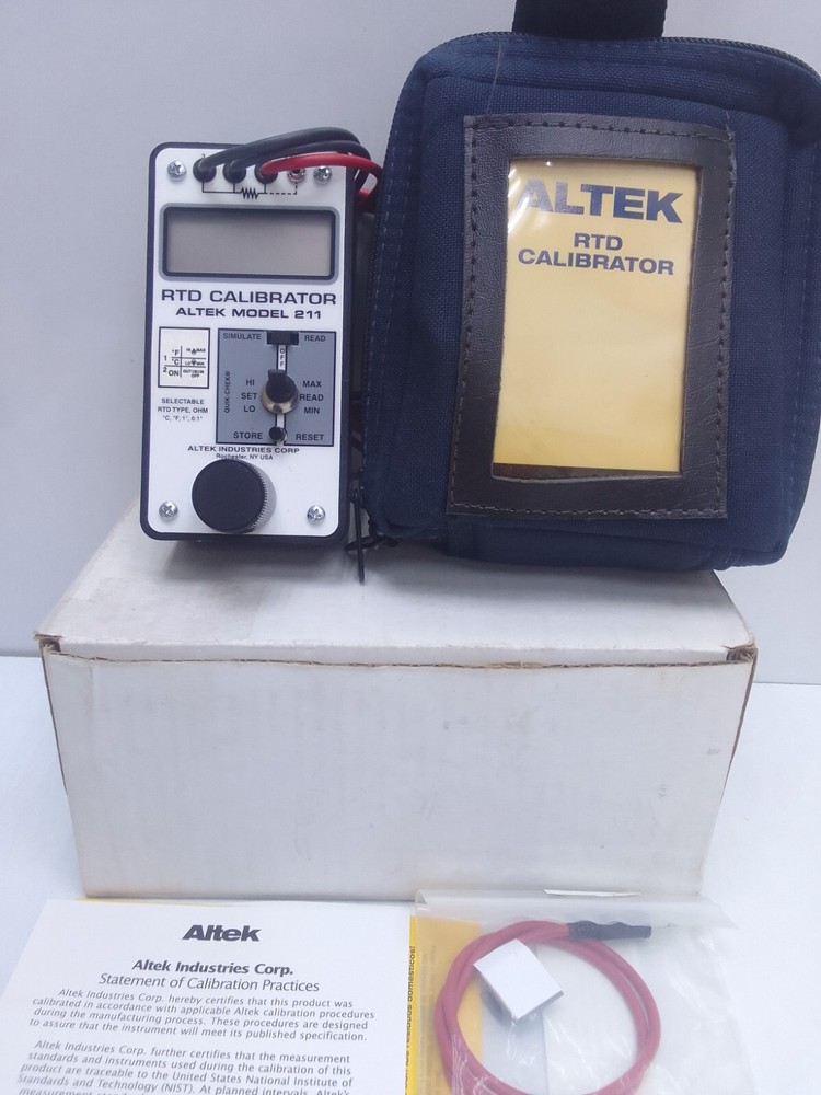 ALTEK RTD CALIBRATOR MODEL 211