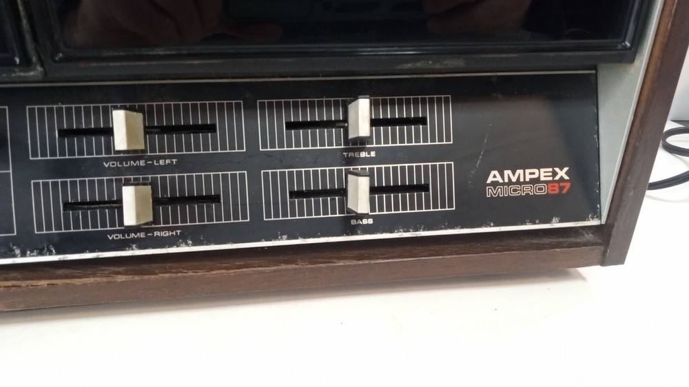 RARE Vintage Ampex Micro 87 Powered Cassette Deck - Tested READ