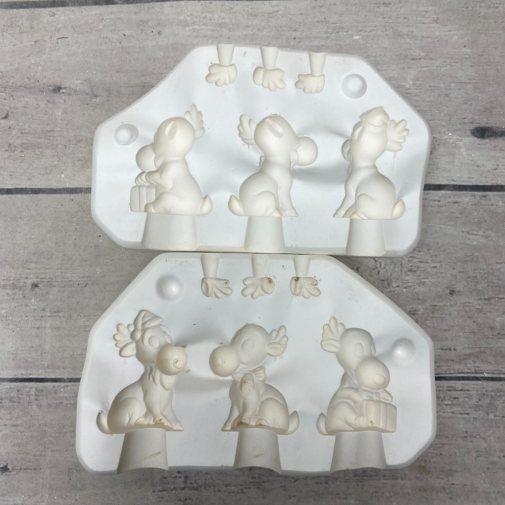 Scioto Ceramic Casting Mold S-Puffy Deer #S-531
