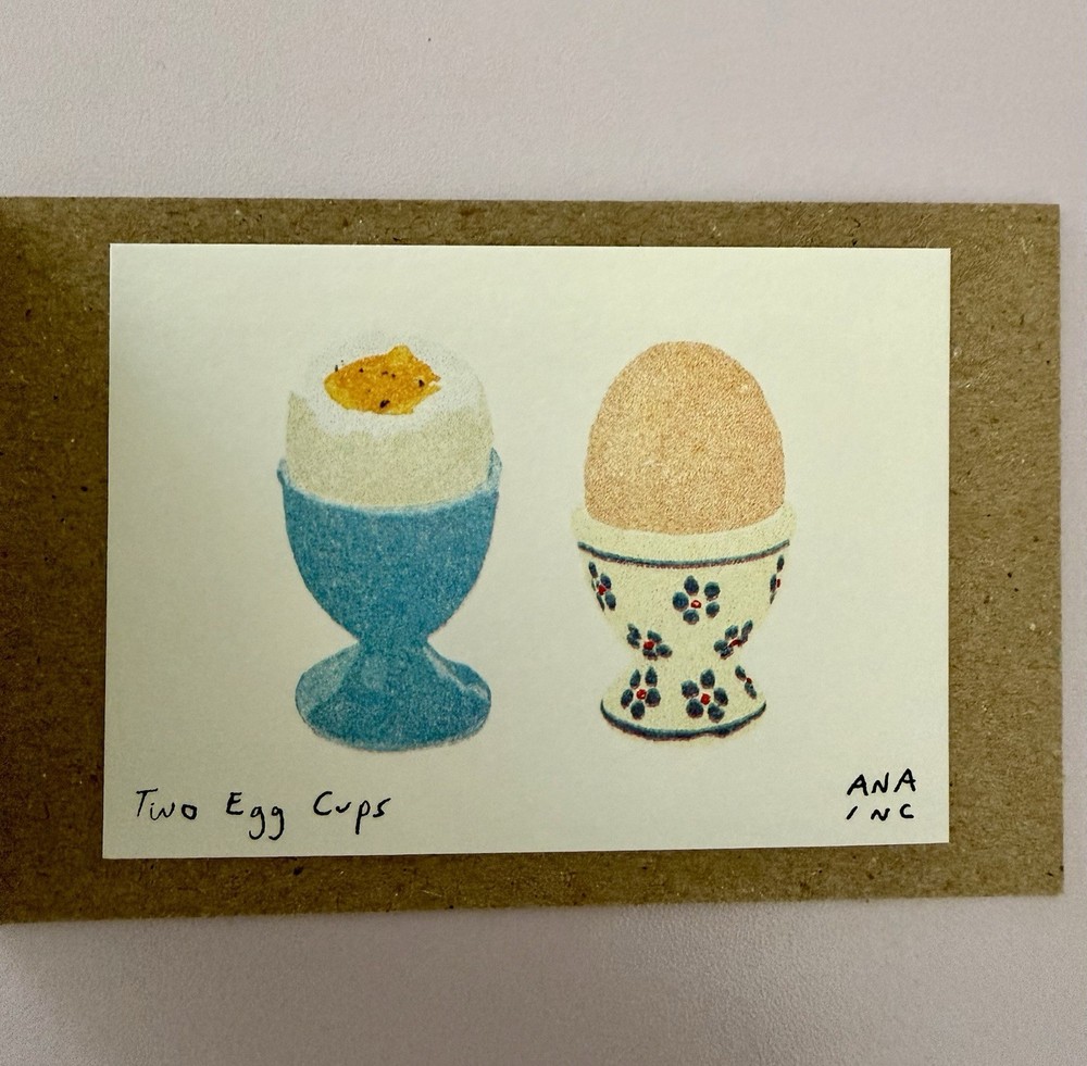 Ana Inciardi mini prints - Two Egg Cups