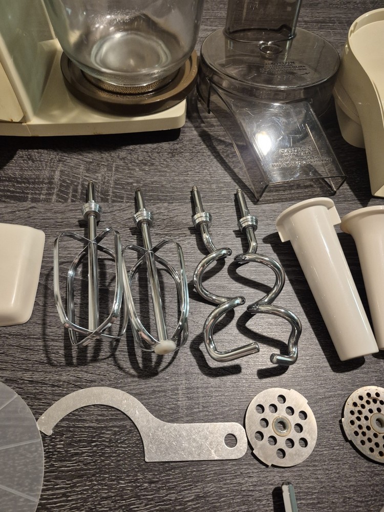 Vintage Oster 12 speed Regency kitchen Center with attachments