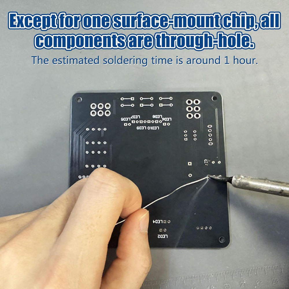 DIY Car Driving Simulation Soldering Kit Electronics Project for Students Learni