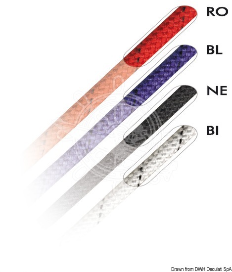 Marlow Mattbreid Polyester Rope White 6 mm