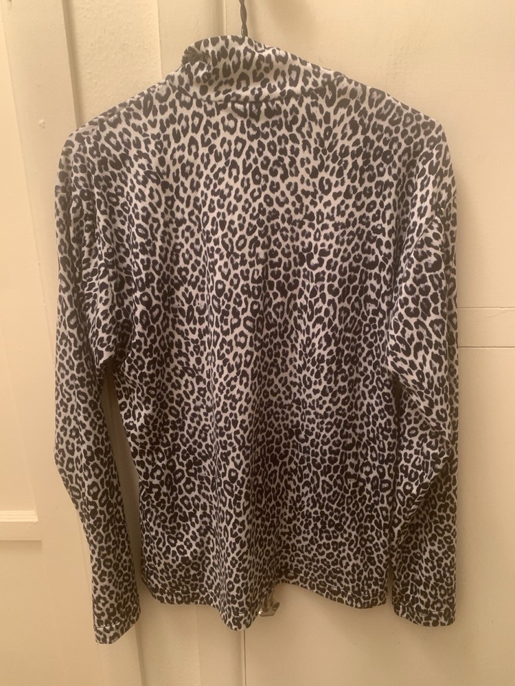 Nils Base Layers 2 NWT, NWOT Black White Leopard Stretch