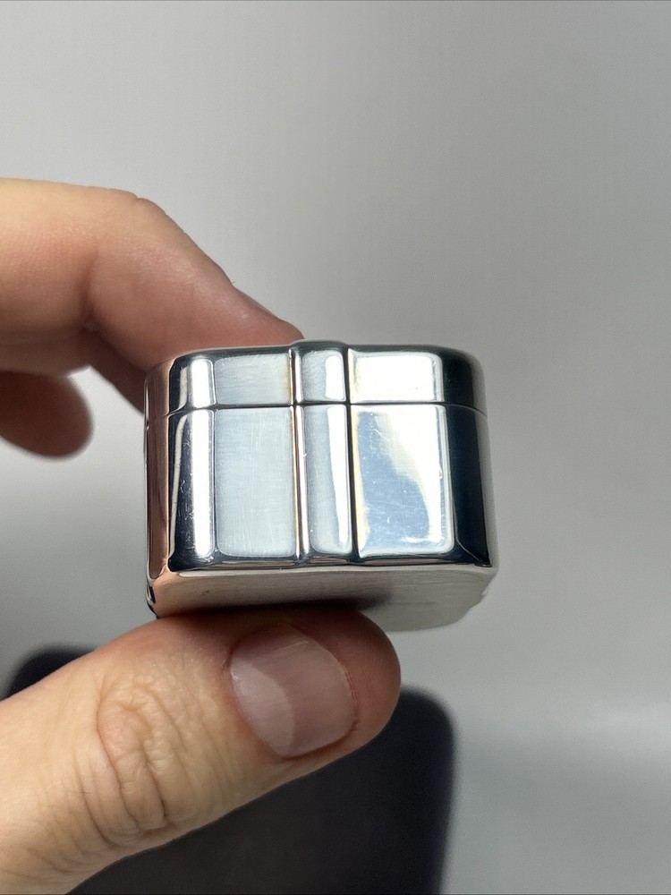 Tiffany & Co Spain Sterling Silver Present Gift Box Wrap Trinket Box Engraved