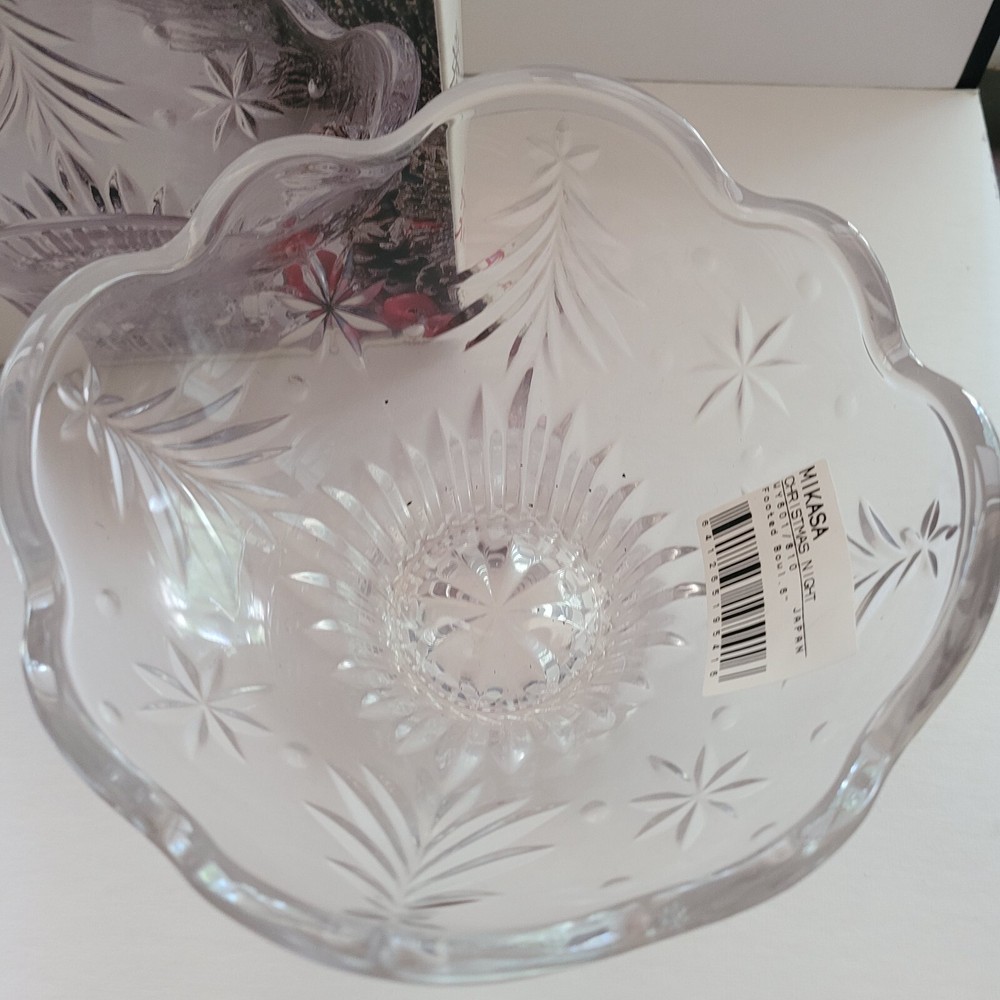 Mikasa Christmas Night 6" Footed Bowl NIB