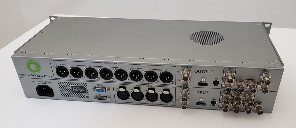 Matrox MXO2 MAX Rack mount breakout box