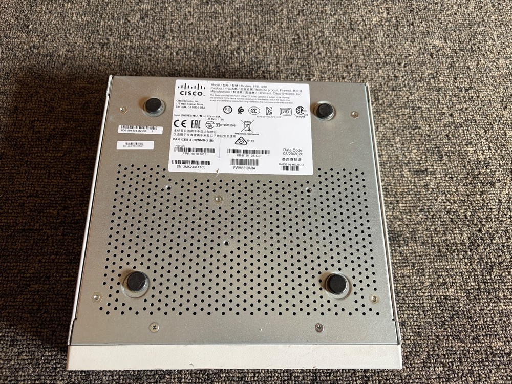 Cisco Firepower 1000 Series FPR-1010 Network Security Firewall