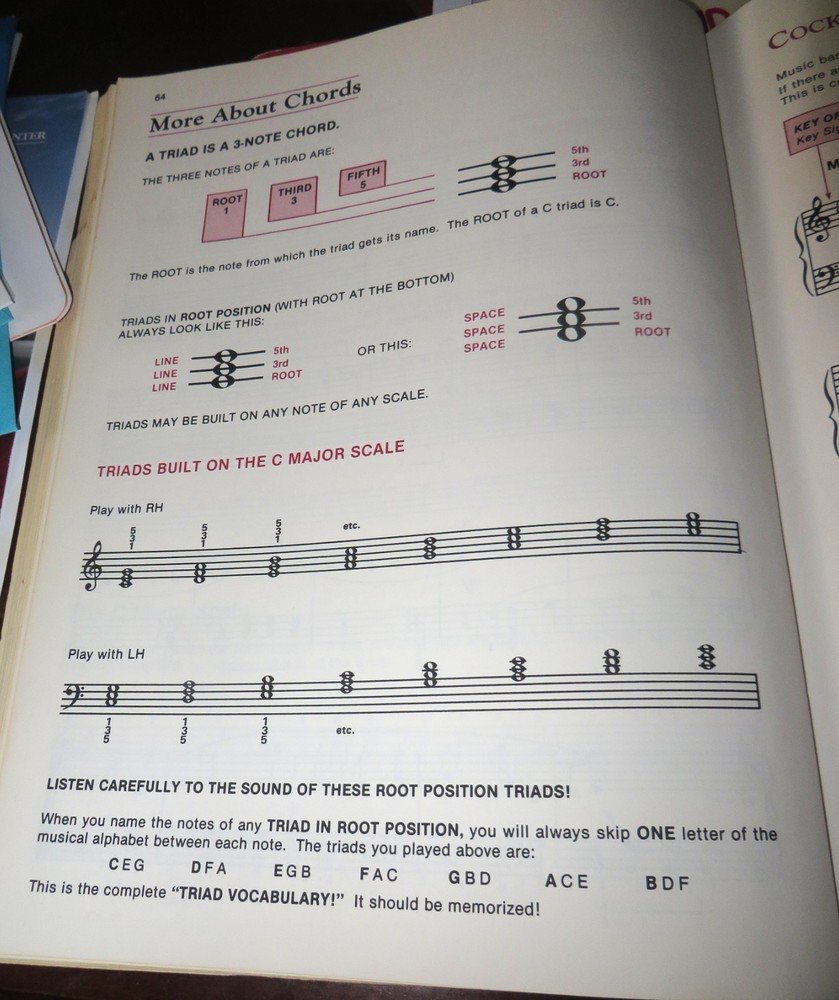 Level One, Basic Adult Piano Course by William Palmer, 96 pp., 1983