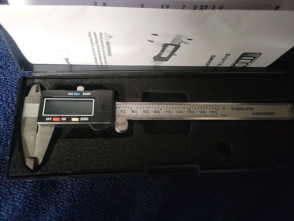 Precision Brand Caliper & Ironton Digital Caliper.