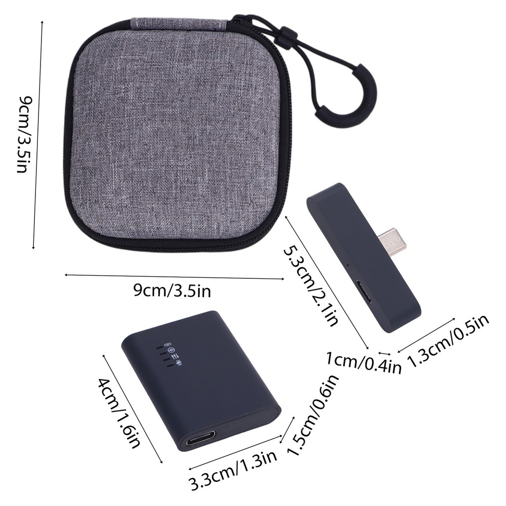 Wireless Lavalier Microphone System With 3 Receiver Noise Reduction CPSC